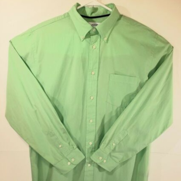 Mens Authentic Consensus Lime Green Shirt - Picture 1 of 7